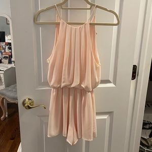 Pink lush romper